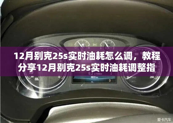 12月別克25s實(shí)時(shí)油耗調(diào)整教程，輕松掌握油耗調(diào)整指南