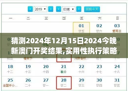猜測(cè)2024年12月15日2024今晚新澳門開獎(jiǎng)結(jié)果,實(shí)用性執(zhí)行策略講解_免費(fèi)版16.825