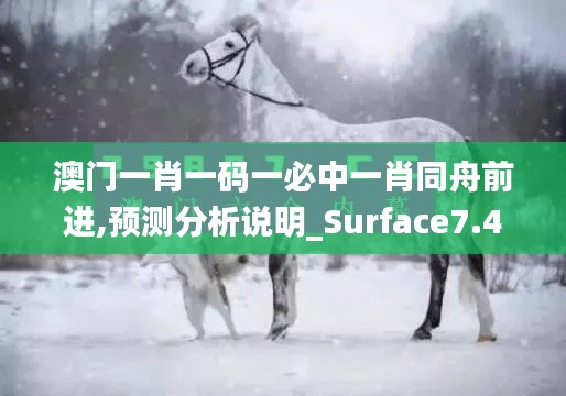 澳門一肖一碼一必中一肖同舟前進(jìn),預(yù)測(cè)分析說明_Surface7.408