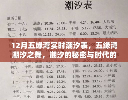 五緣灣潮汐秘密大揭秘，潮汐表實時更新，感受時代印記的舞蹈