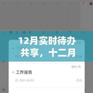十二月待辦共享，高效規(guī)劃日程，輕松生活共享計劃