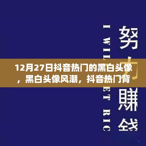 抖音熱門背后的文化現(xiàn)象，黑白頭像風潮探析