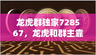 龍虎群獨(dú)家728567，龍虎和群主靠什么賺錢 