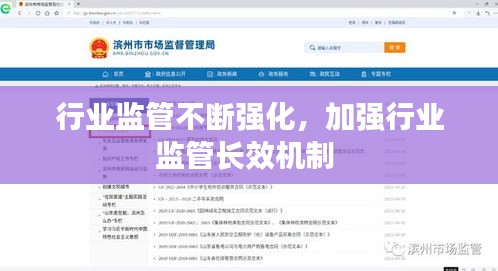 行業(yè)監(jiān)管不斷強(qiáng)化，加強(qiáng)行業(yè)監(jiān)管長(zhǎng)效機(jī)制 