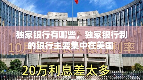 獨家銀行有哪些，獨家銀行制的銀行主要集中在美國 