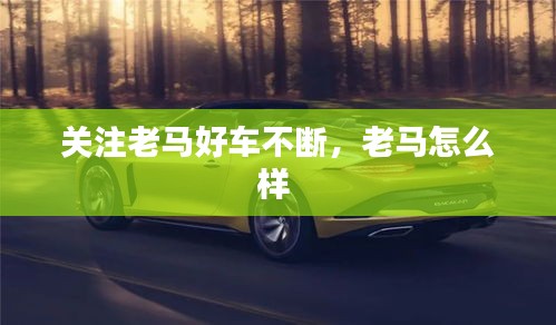 關(guān)注老馬好車不斷，老馬怎么樣 