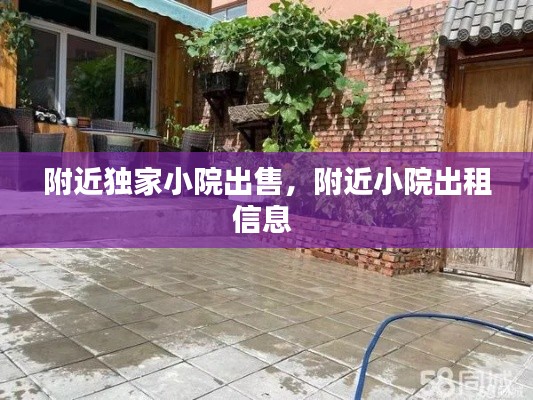 附近獨(dú)家小院出售，附近小院出租信息 
