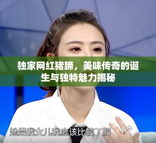 獨(dú)家網(wǎng)紅豬蹄，美味傳奇的誕生與獨(dú)特魅力揭秘