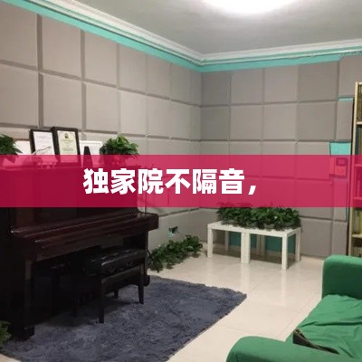 獨家院不隔音， 