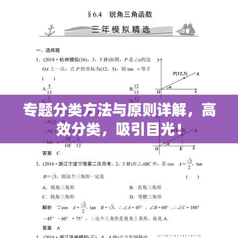 專題分類方法與原則詳解，高效分類，吸引目光！