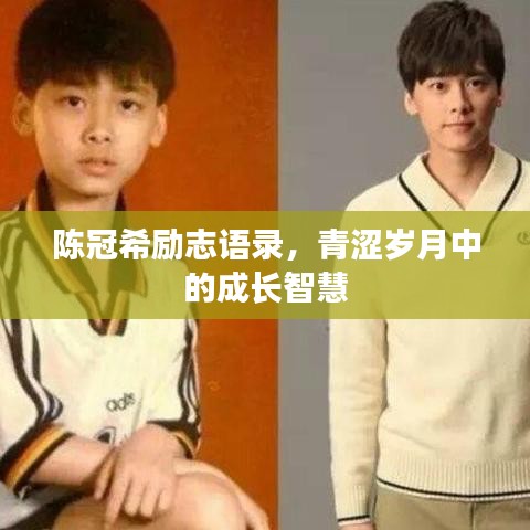 陳冠希勵志語錄，青澀歲月中的成長智慧
