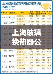 上海玻璃換熱器公司排名大揭秘！專(zhuān)業(yè)權(quán)威榜單出爐！