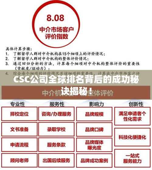 CSC公司全球排名背后的成功秘訣揭秘！