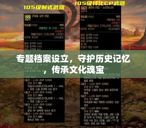 專題檔案設(shè)立，守護(hù)歷史記憶，傳承文化魂寶