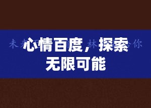 心情百度，探索無限可能