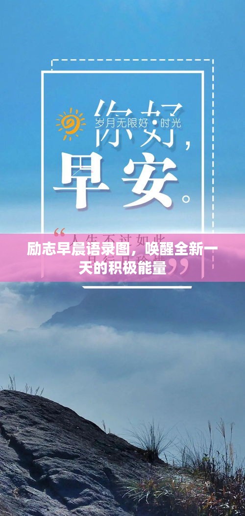 勵志早晨語錄圖，喚醒全新一天的積極能量