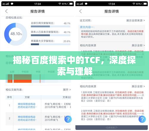 揭秘百度搜索中的TCF，深度探索與理解