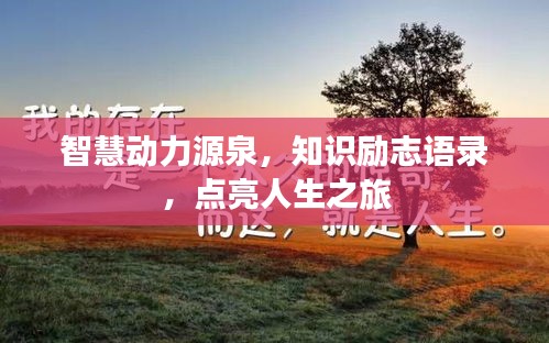 智慧動力源泉，知識勵志語錄，點(diǎn)亮人生之旅