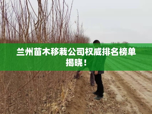 蘭州苗木移栽公司權(quán)威排名榜單揭曉！