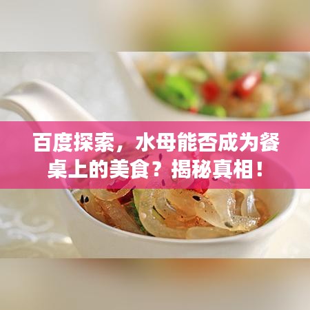 百度探索，水母能否成為餐桌上的美食？揭秘真相！