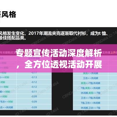 專題宣傳活動深度解析，全方位透視活動開展情況