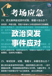 政治突發(fā)事件應(yīng)對之道，危機處理與策略解析