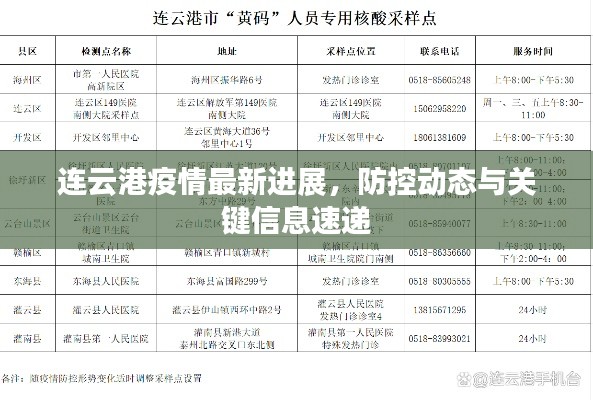 連云港疫情最新進(jìn)展，防控動態(tài)與關(guān)鍵信息速遞