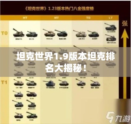 坦克世界1.9版本坦克排名大揭秘！