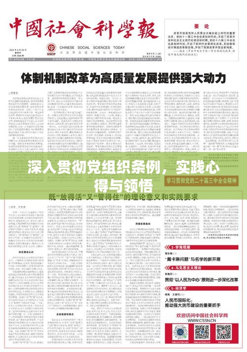 深入貫徹黨組織條例，實(shí)踐心得與領(lǐng)悟