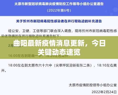 曲陽(yáng)最新疫情消息更新，今日關(guān)鍵動(dòng)態(tài)速覽
