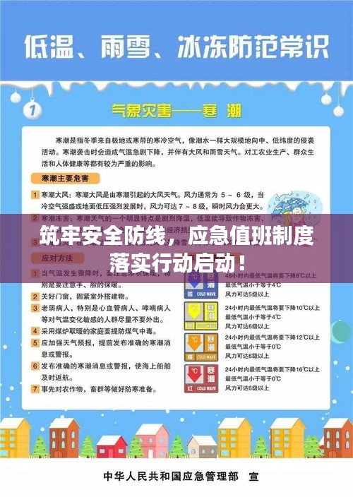 筑牢安全防線，應急值班制度落實行動啟動！
