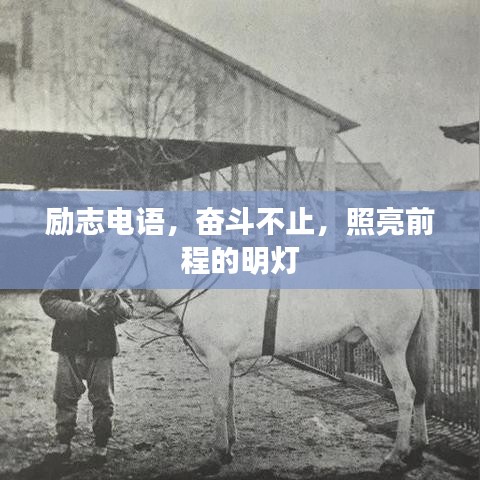 勵(lì)志電語(yǔ)，奮斗不止，照亮前程的明燈