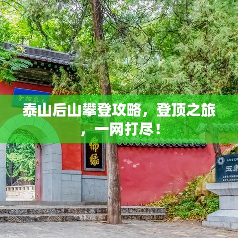 泰山后山攀登攻略，登頂之旅，一網(wǎng)打盡！