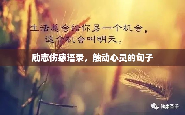勵(lì)志傷感語錄，觸動(dòng)心靈的句子